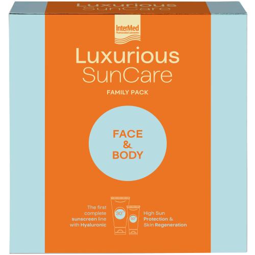 Luxurious Πακέτο Προσφοράς Sun Care Sun Protection Body Cream Spf30, 200ml & High Protection Face Cream Spf50, 75ml